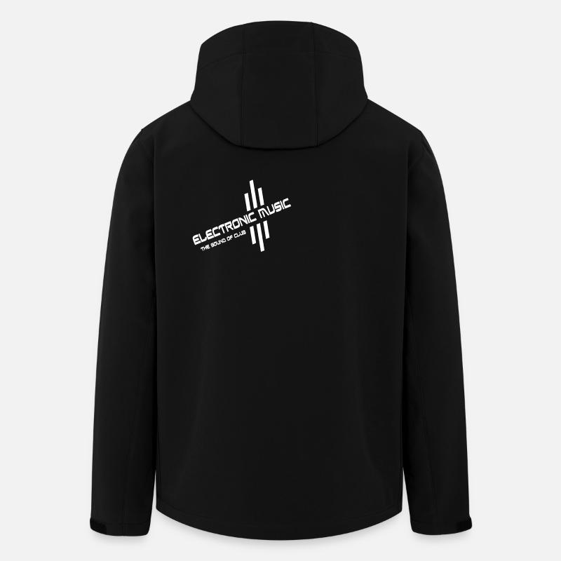 Elektronische Musik - Recycelte Männer Softshell-Jacke von Stanley/Stella - Schwarz
