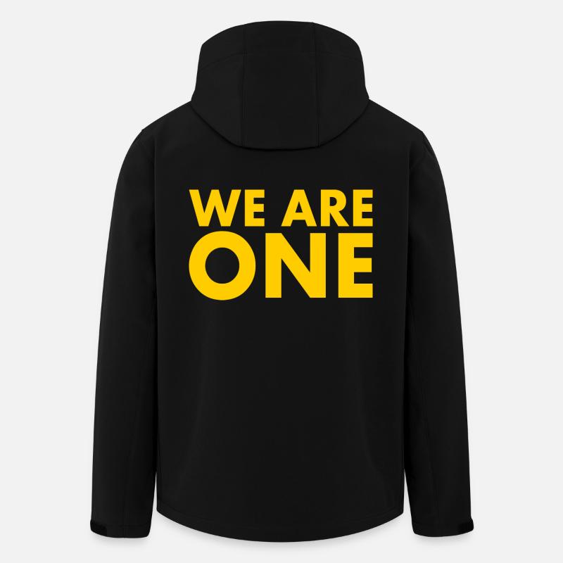 We are one - Recycelte Männer Softshell-Jacke von Stanley/Stella - Schwarz