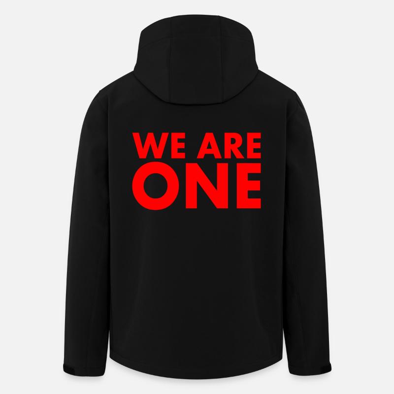 We are one - Recycelte Männer Softshell-Jacke von Stanley/Stella - Schwarz