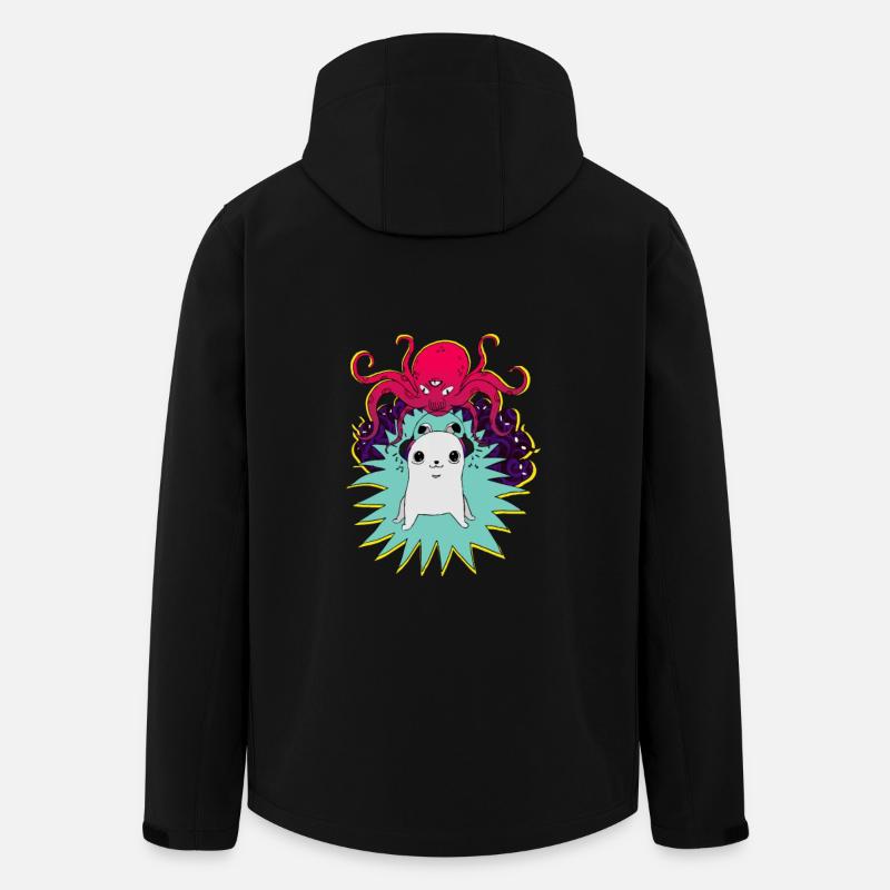 Leave Me Alone - Recycelte Männer Softshell-Jacke von Stanley/Stella - Schwarz