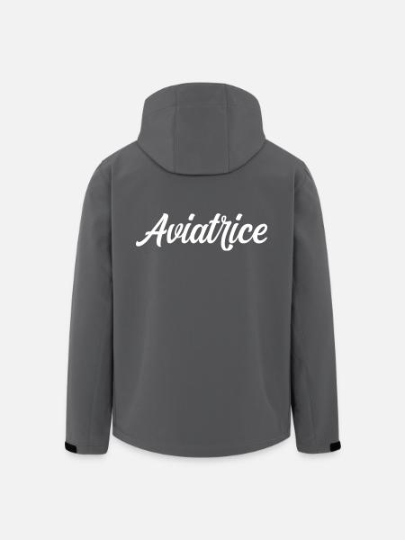 Fliegerpilot Flugzeugflug - Recycelte Männer Softshell-Jacke von Stanley/Stella - Schwarz