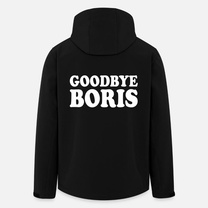 Goodbye boris - Men’s Recycled Softshell Jacket by Stanley/Stella - black