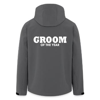 Groom - Veste softshell homme en polyester recyclé Stanley/Stella - noir - Dos - AI Model Male 185 light (185cm)