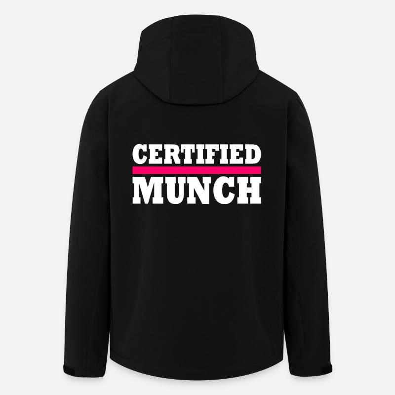 Certified munch - Men’s Recycled Softshell Jacket by Stanley/Stella - black