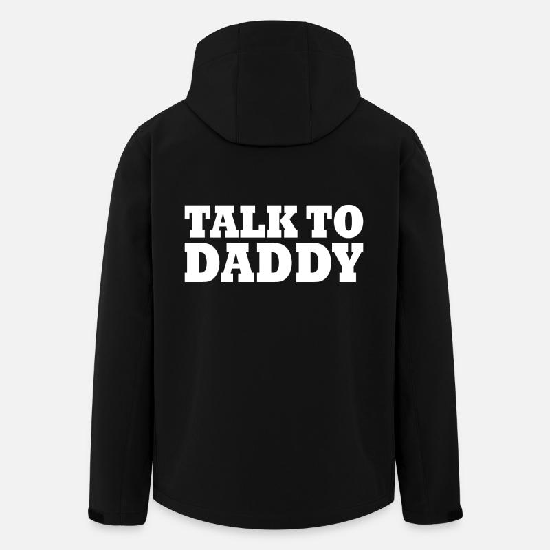 Talk to daddy - Men’s Recycled Softshell Jacket by Stanley/Stella - black