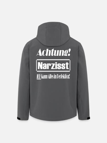 Narzisst, Perfektion, Selbstverliebt, Geschenkidee - Recycelte Männer Softshell-Jacke von Stanley/Stella - Schwarz