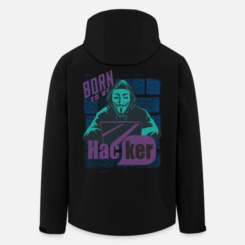 Hacker - Men’s Recycled Softshell Jacket by Stanley/Stella - black