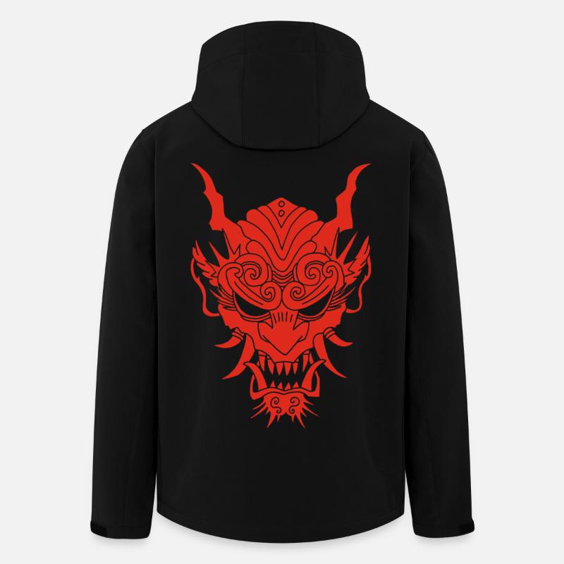 Red gothic demon - Men’s Recycled Softshell Jacket by Stanley/Stella - black