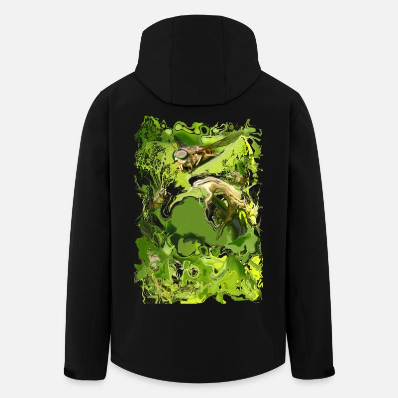 Insekt - Recycelte Männer Softshell-Jacke von Stanley/Stella - Schwarz