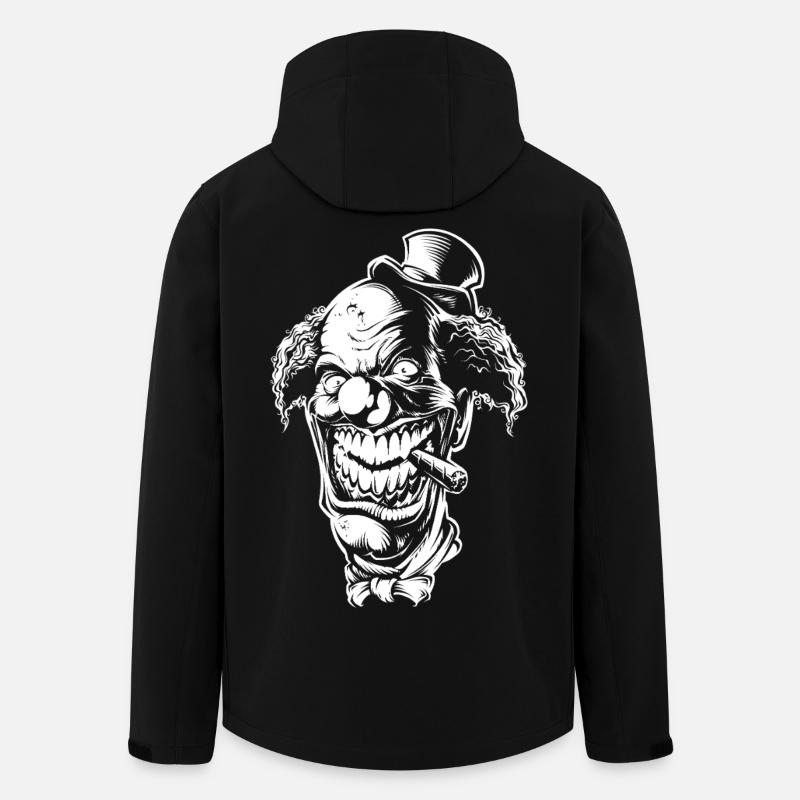 horror_clown - Men’s Recycled Softshell Jacket by Stanley/Stella - black