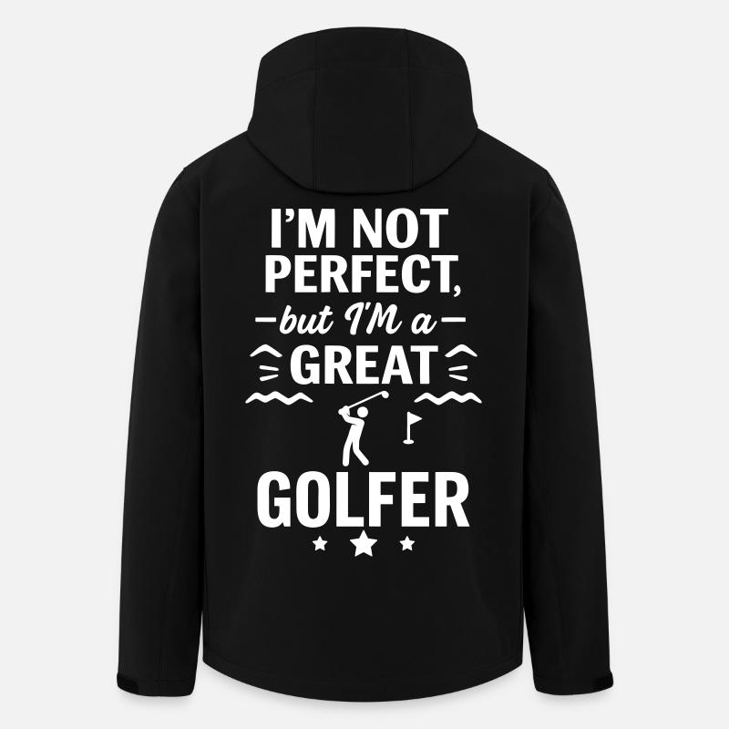 Super Golfer Lustiger Sport Golf - Recycelte Männer Softshell-Jacke von Stanley/Stella - Schwarz