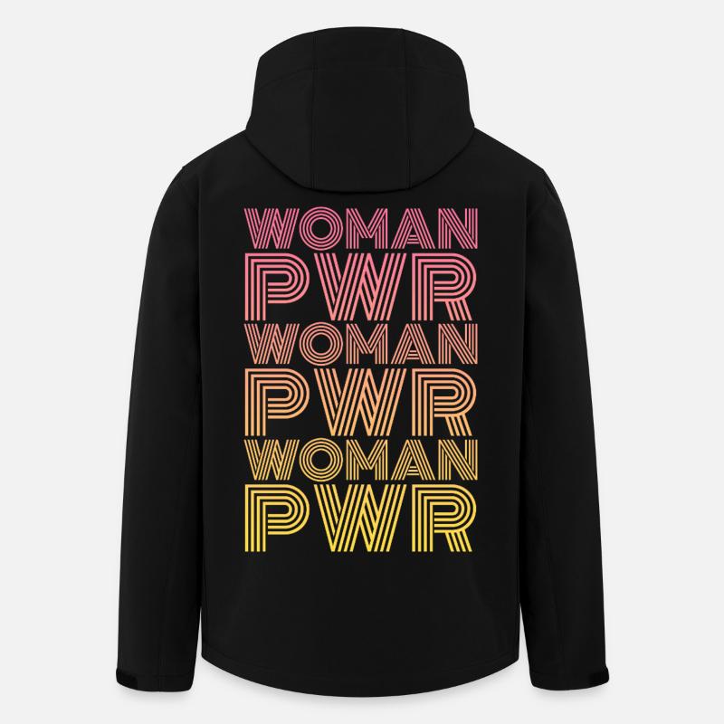 Woman Power - Recycelte Männer Softshell-Jacke von Stanley/Stella - Schwarz
