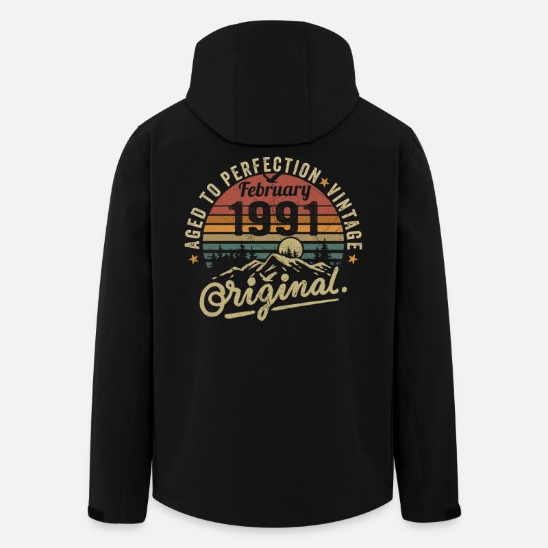 Februar 1991 - Recycelte Männer Softshell-Jacke von Stanley/Stella - Schwarz