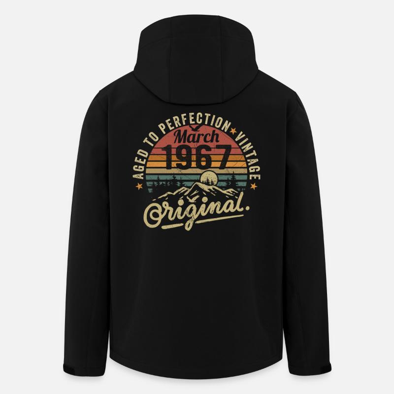 Mars 1967 - Veste softshell homme en polyester recyclé Stanley/Stella - noir