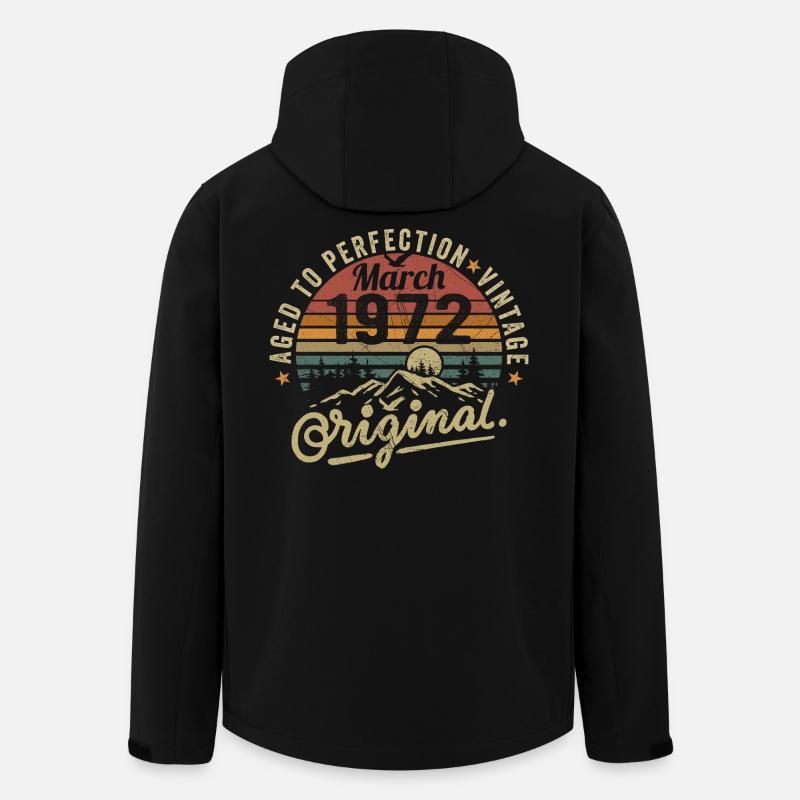 Mars 1972 - Veste softshell homme en polyester recyclé Stanley/Stella - noir