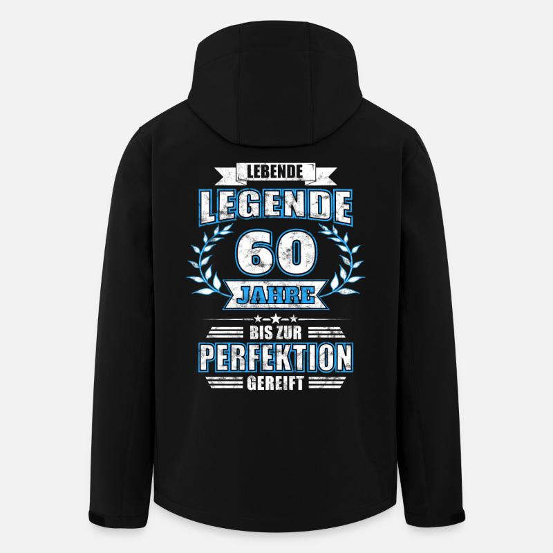 60. Geburtstag - Lebende Legende - Recycelte Männer Softshell-Jacke von Stanley/Stella - Schwarz