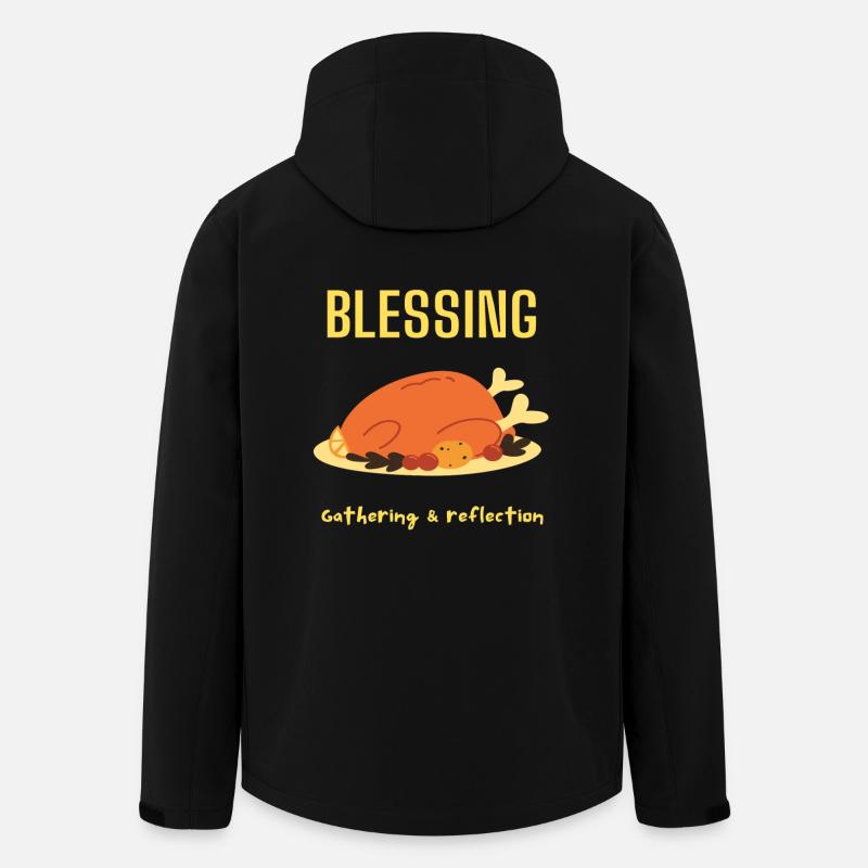 Gathering & reflection - Men’s Recycled Softshell Jacket by Stanley/Stella - black