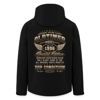 Voiture de collection Année 1996 Vintage Cadeau d’anniversaire - Veste softshell homme en polyester recyclé Stanley/Stella - noir - Dos - AI Model Male 185 light (185cm)