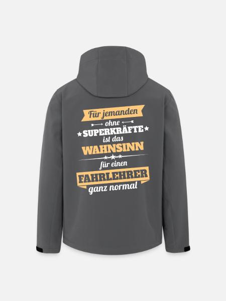 Fahrlehrer - Held - Recycelte Männer Softshell-Jacke von Stanley/Stella - Schwarz