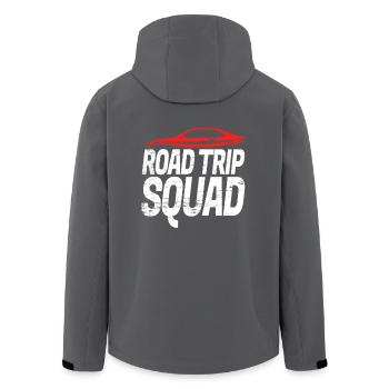 Road Trip Squad / Voyage en famille / Road trip - Veste softshell homme en polyester recyclé Stanley/Stella - noir - Dos - AI Model Male 185 light (185cm)