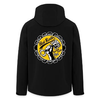 Hot Rods Racing Parts - Veste softshell homme en polyester recyclé Stanley/Stella - noir - Dos - AI Model Male 185 light (185cm)