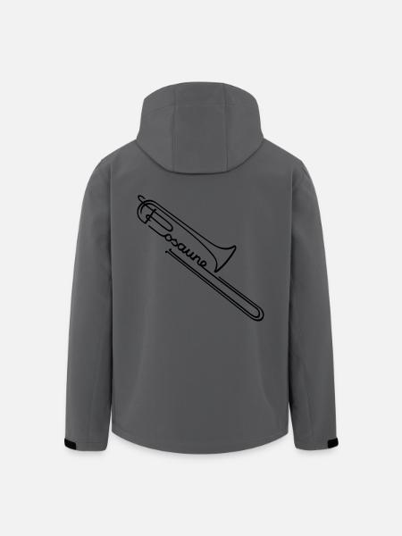 Trombone - Veste softshell homme en polyester recyclé Stanley/Stella - noir