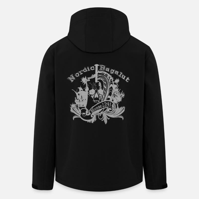 Nordic Bagalut - Recycelte Männer Softshell-Jacke von Stanley/Stella - Schwarz