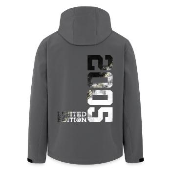 21ST BIRTHDAY LIMITED EDITION 2005 - Men’s Recycled Softshell Jacket by Stanley/Stella - anthracite - Back - AI Model Male 185 light (185cm)