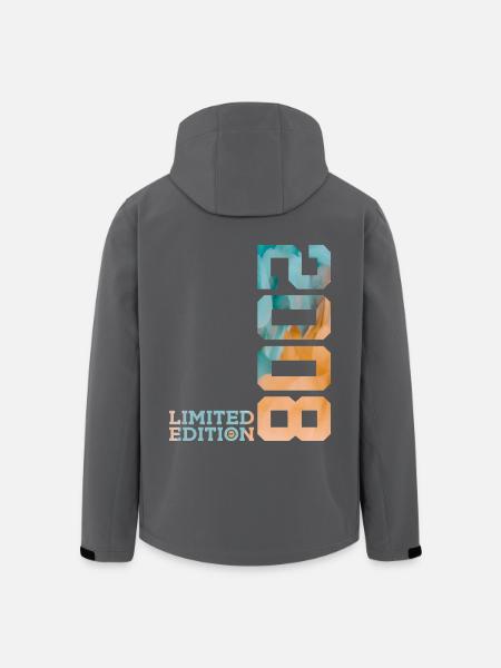 18. GEBURTSTAG LIMITED EDITION 2008 - Recycelte Männer Softshell-Jacke von Stanley/Stella - Schwarz