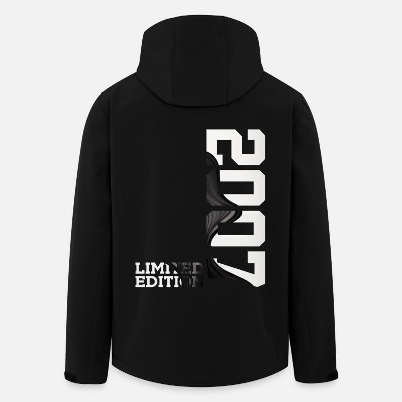 LIMITED EDITION 2007 19. GEBURTSTAG - Recycelte Männer Softshell-Jacke von Stanley/Stella - Schwarz