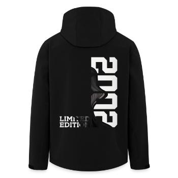 LIMITED EDITION 2002 24TH BIRTHDAY - Men’s Recycled Softshell Jacket by Stanley/Stella - black - Back - AI Model Male 185 light (185cm)