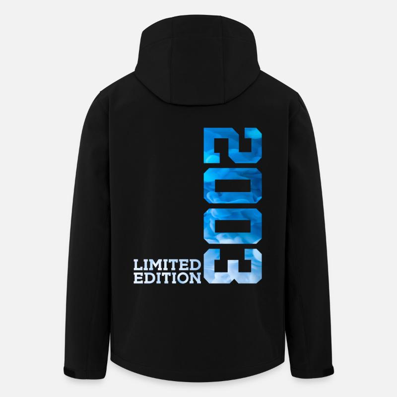 23E ANNIVERSAIRE ÉDITION LIMITÉE 2003 - Veste softshell homme en polyester recyclé Stanley/Stella - noir