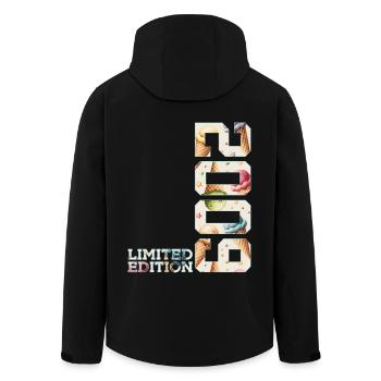 SOMMER LIMITED EDITION 2009 EIS 17. GEBURTSTAG - Men’s Recycled Softshell Jacket by Stanley/Stella - black - Back - AI Model Male 185 light (185cm)