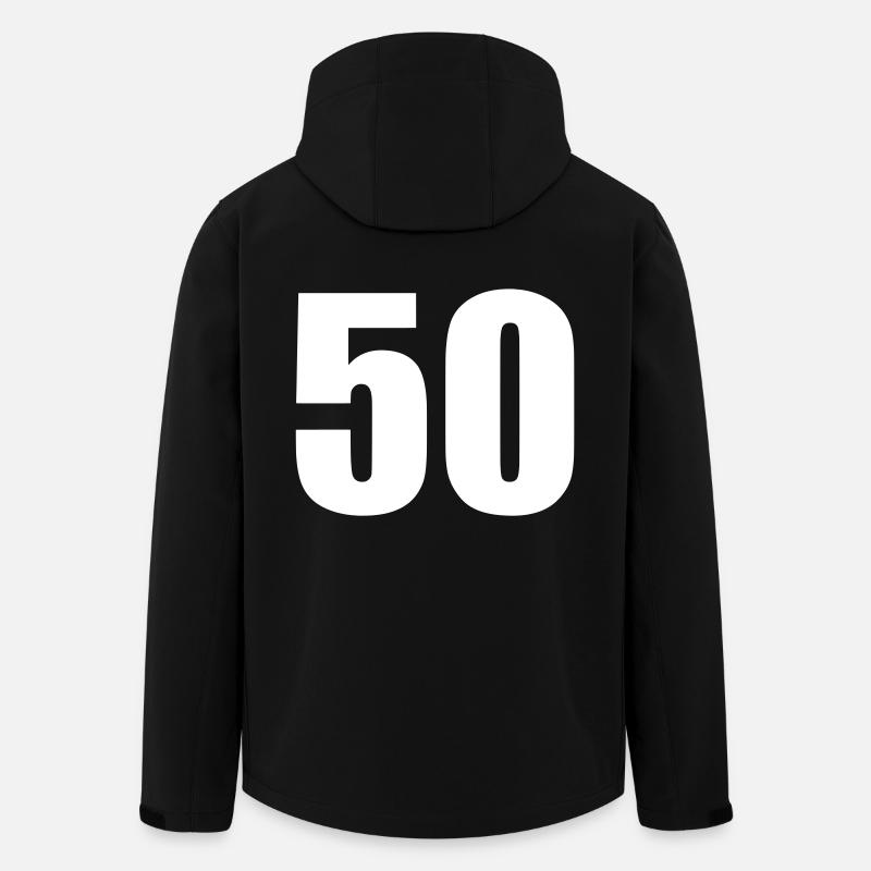 50 - Recycelte Männer Softshell-Jacke von Stanley/Stella - Schwarz