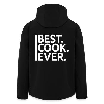 Bester Koch aller Zeiten, Koch Koch - Kochliebhaber Geschenk - Recycelte Männer Softshell-Jacke von Stanley/Stella - Schwarz - Hinten - AI Model Male 185 light (185cm)