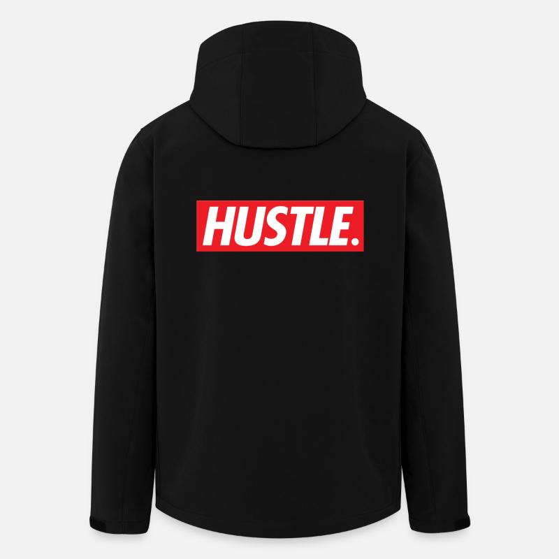 Hustle. - Recycelte Männer Softshell-Jacke von Stanley/Stella - Schwarz