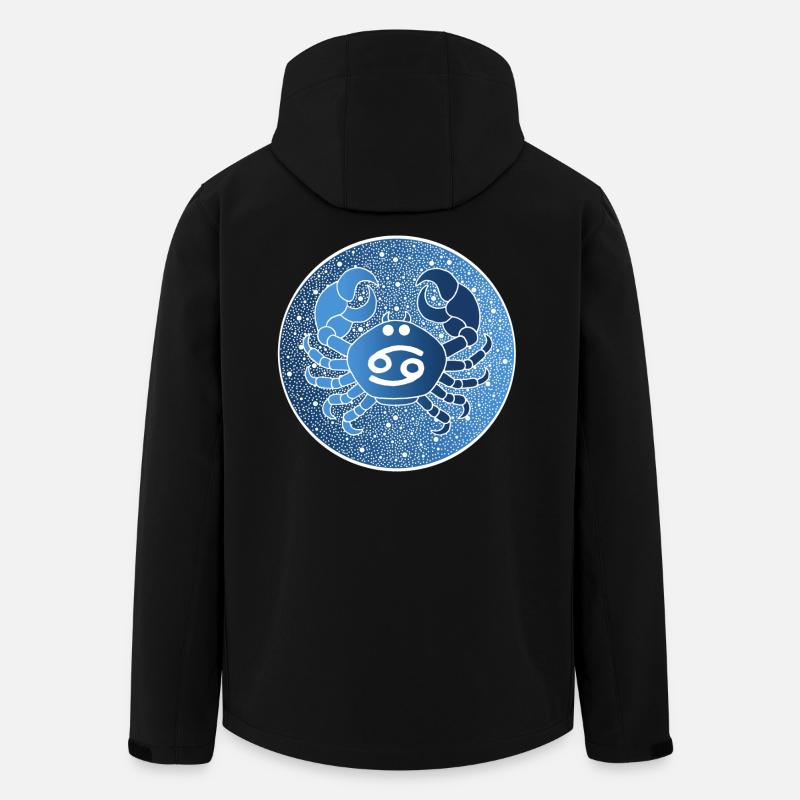Sternzeichen: Krebs - Recycelte Männer Softshell-Jacke von Stanley/Stella - Schwarz