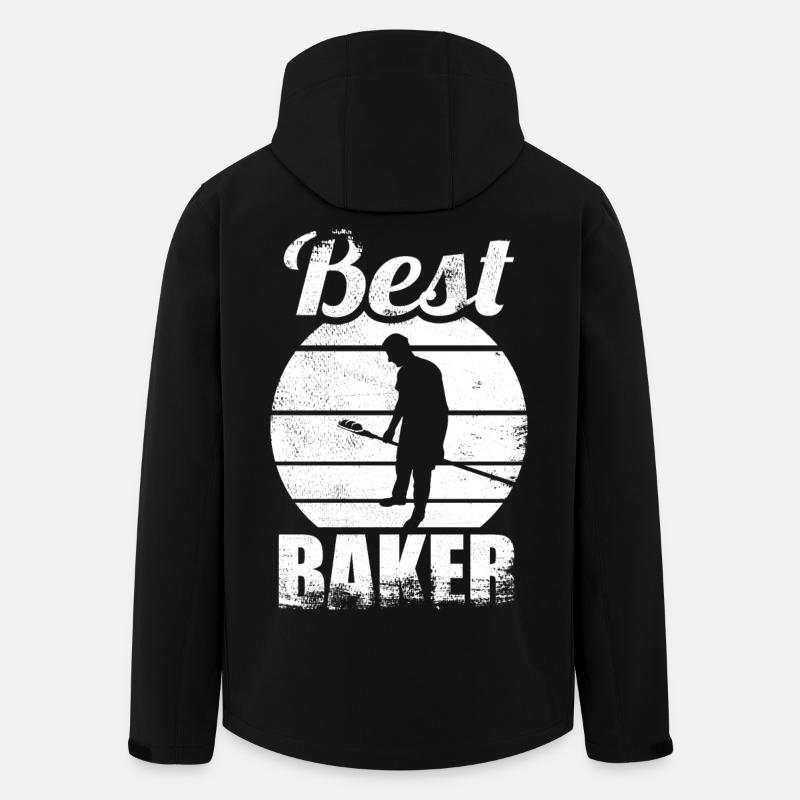 Bester Bäcker - Recycelte Männer Softshell-Jacke von Stanley/Stella - Schwarz