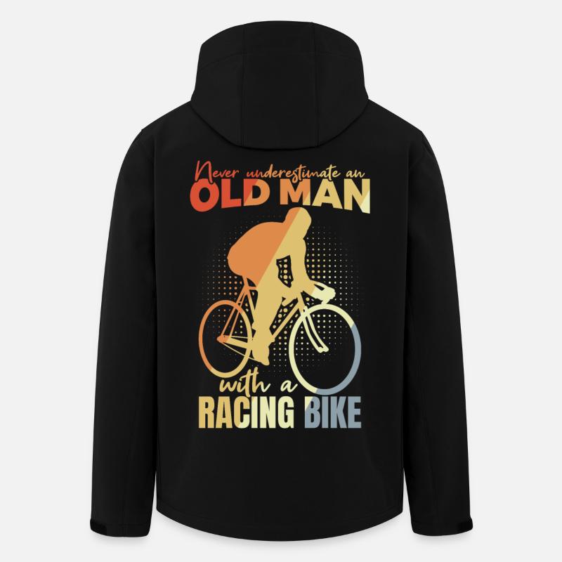 Papi vélo - Veste softshell homme en polyester recyclé Stanley/Stella - noir