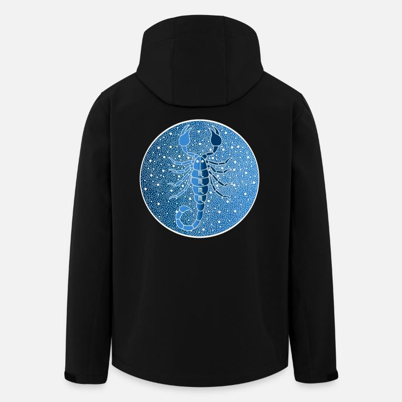 Skorpion Sternzeichen - Recycelte Männer Softshell-Jacke von Stanley/Stella - Schwarz