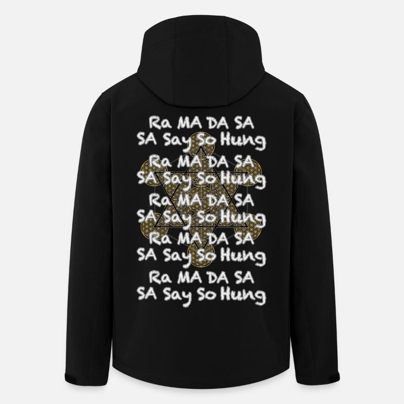 Mantra de guérison - Veste softshell homme en polyester recyclé Stanley/Stella - noir