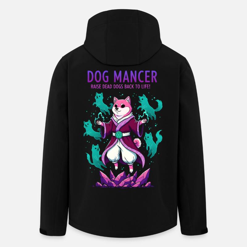 Hundemancer Hundezauberer zieht Geisthunde groß - Recycelte Männer Softshell-Jacke von Stanley/Stella - Schwarz