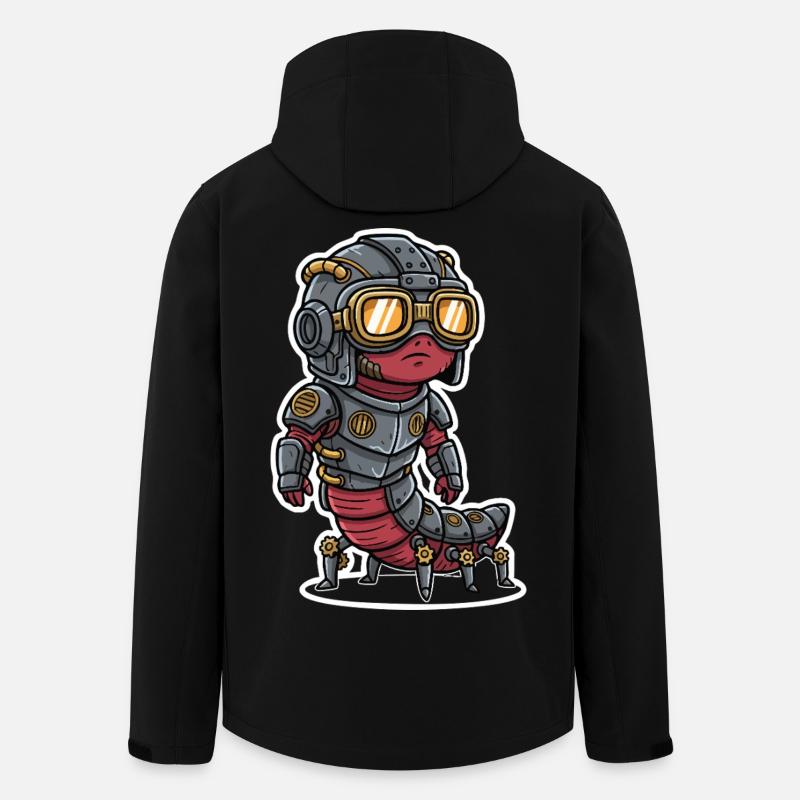 Centipede Steampunk Armored Steel Armor - Men’s Recycled Softshell Jacket by Stanley/Stella - black