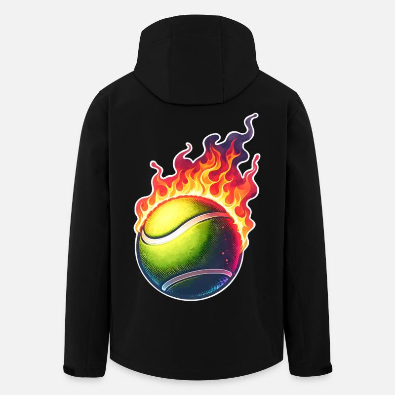 Tennis - Men’s Recycled Softshell Jacket by Stanley/Stella - black