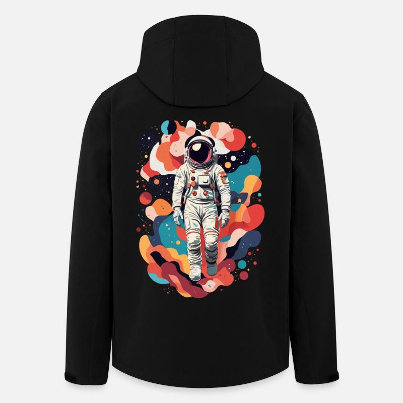 Astronaut - Men’s Recycled Softshell Jacket by Stanley/Stella - black