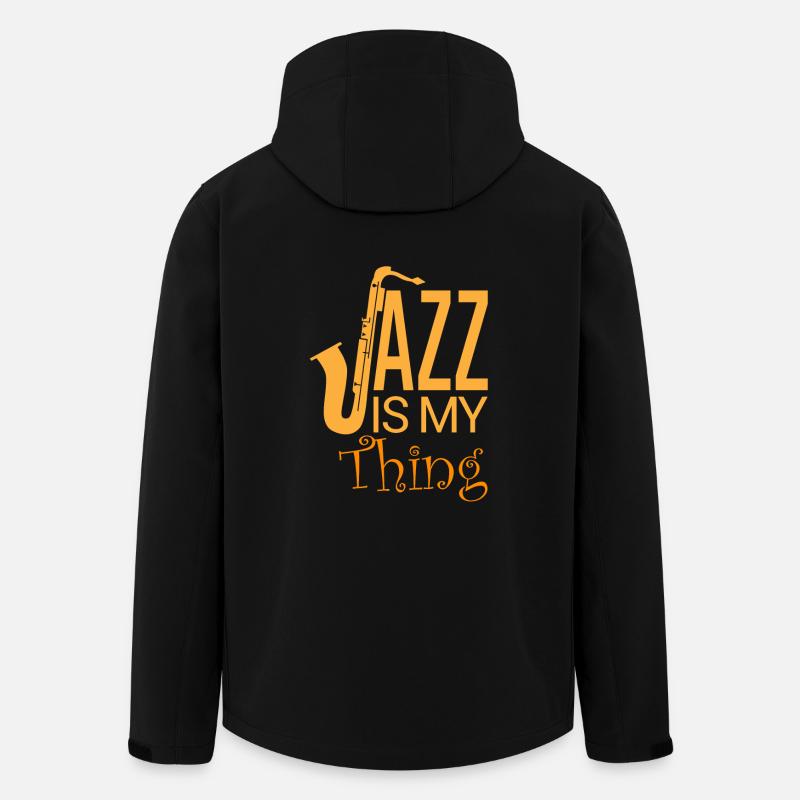 Jazz - My Passion - Men’s Recycled Softshell Jacket by Stanley/Stella - black
