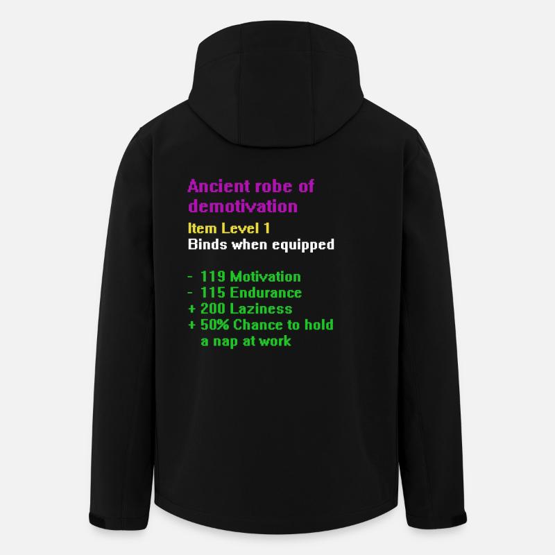 Robe der Demotivation - Recycelte Männer Softshell-Jacke von Stanley/Stella - Schwarz