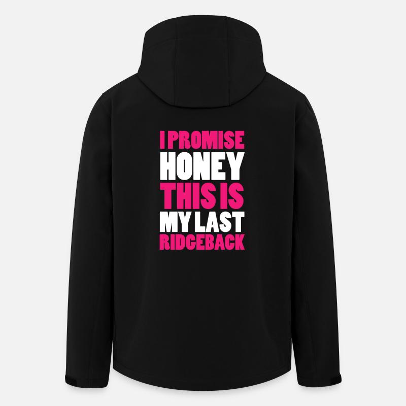 Ridgeback Hunde - Recycelte Männer Softshell-Jacke von Stanley/Stella - Schwarz