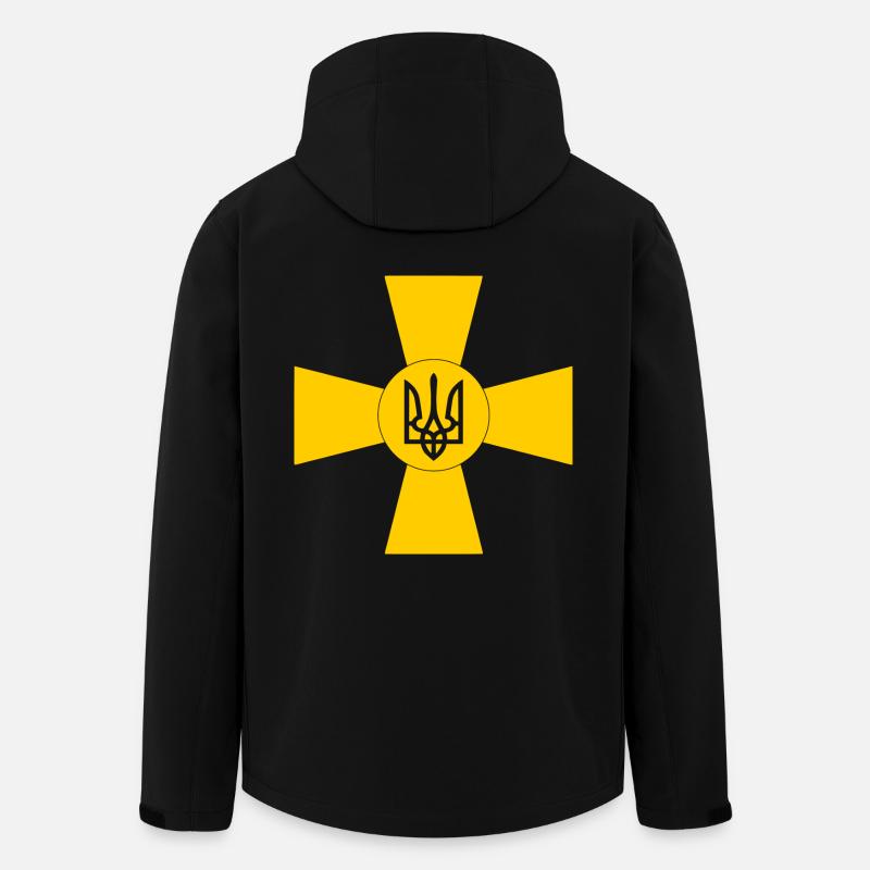 Ukraine - Veste softshell homme en polyester recyclé Stanley/Stella - noir