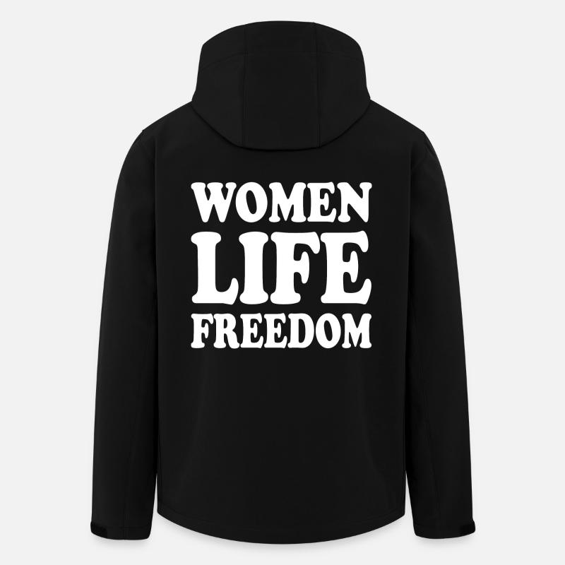 Women life freedom - Veste softshell homme en polyester recyclé Stanley/Stella - noir